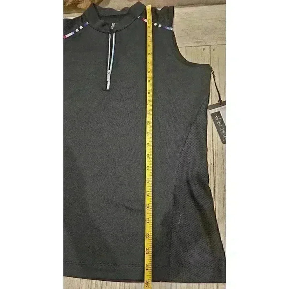 PGA Tour Women's Heathered Blue Tank Top Size M Keyhole Back NWT - Picture 7 of 11